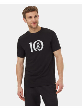 Tentree Tentree Mens Treeblend Ten T-Shirt | Meteorite Blk/Cloud Wht