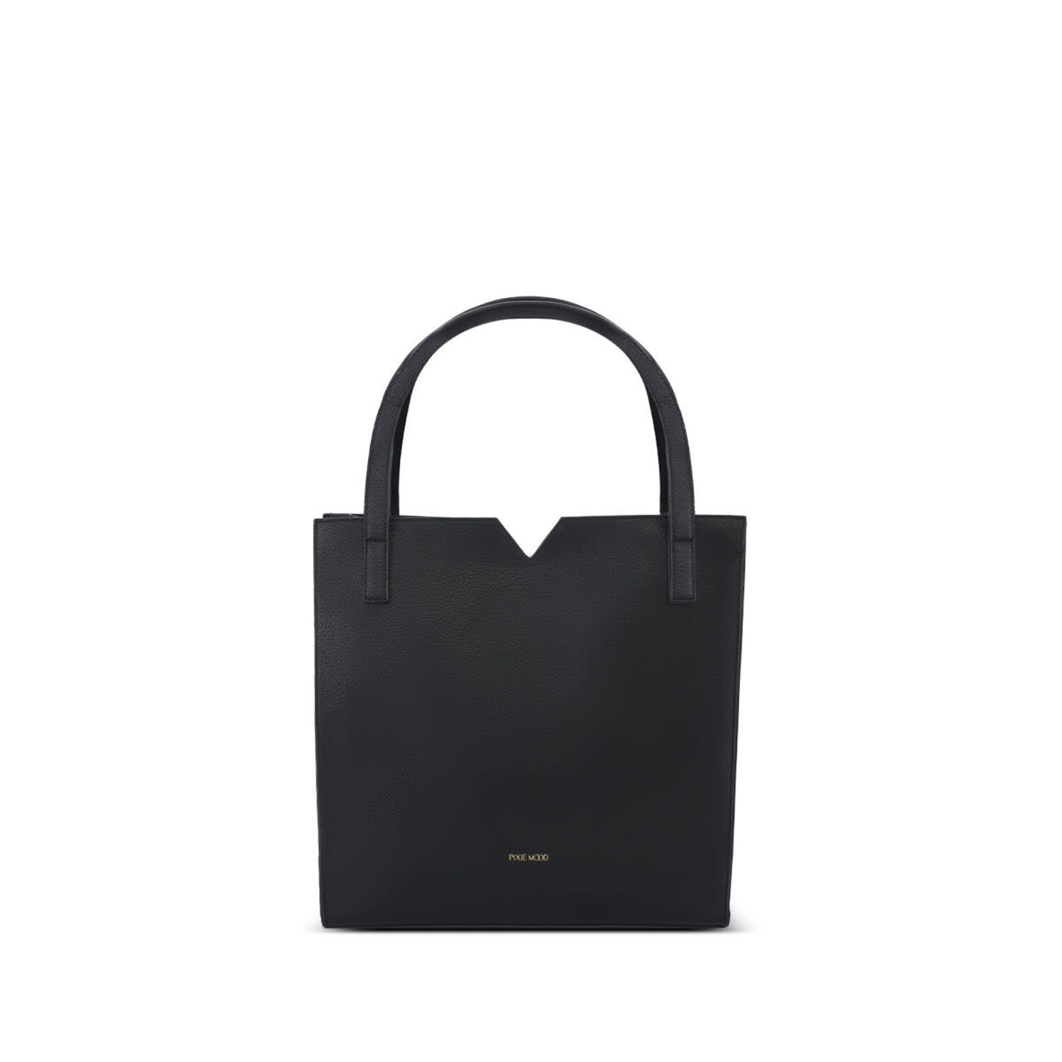Pixie Mood Alicia Tote Ii Black Pebbled S3 Boardshop