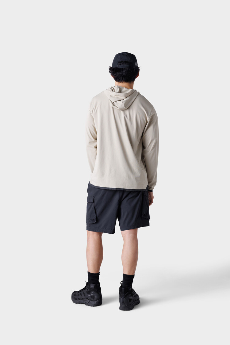 686 686 Mens Traveler Featherlight Cargo Shorts - 8" | Black