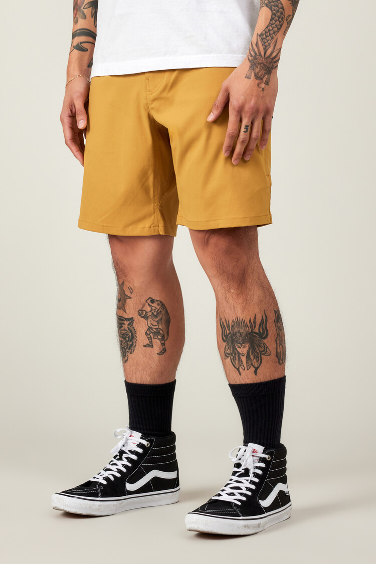 686 686 Mens Everywhere Hybrid Short | Wood