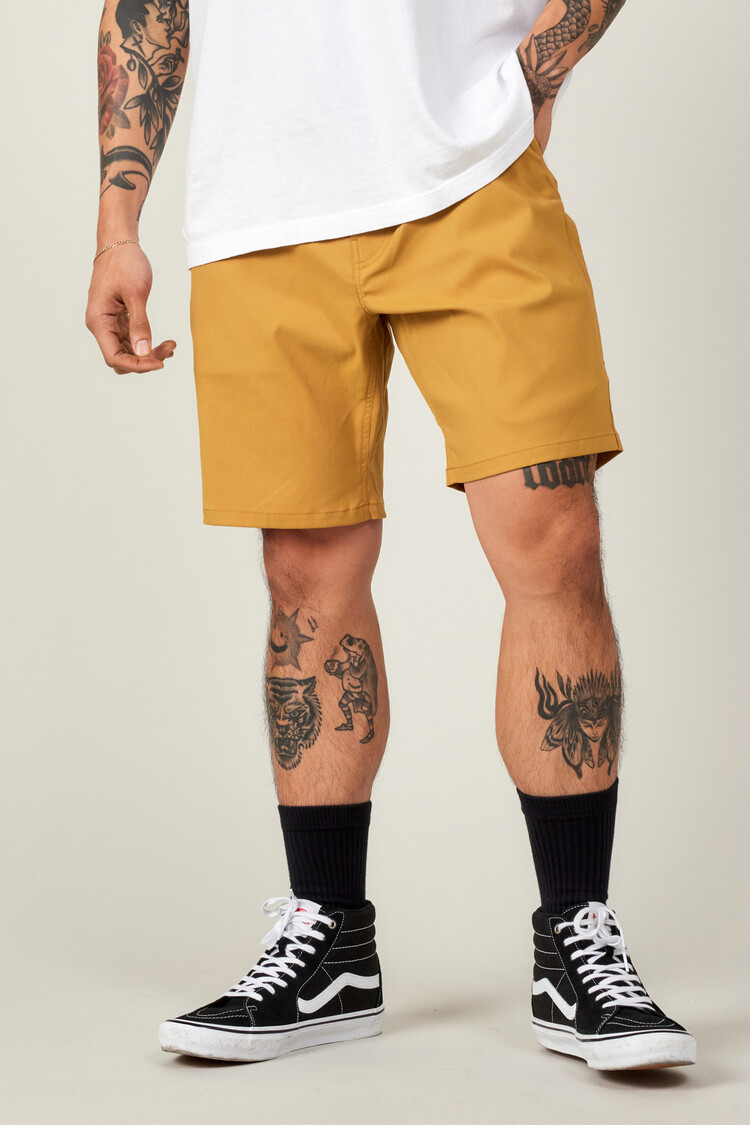 686 686 Mens Everywhere Hybrid Short | Wood