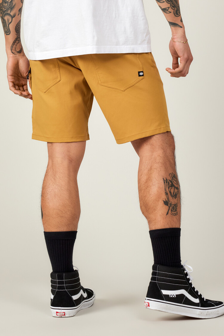 686 686 Mens Everywhere Hybrid Short | Wood