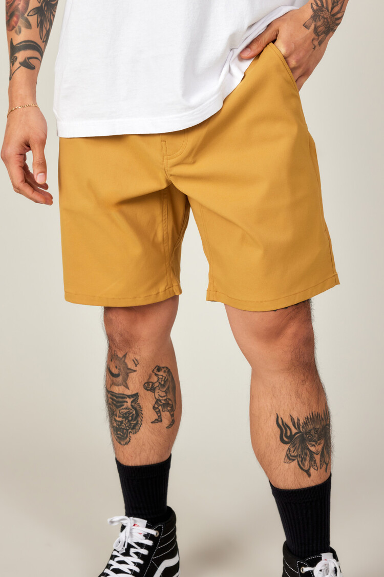 686 686 Mens Everywhere Hybrid Short | Wood