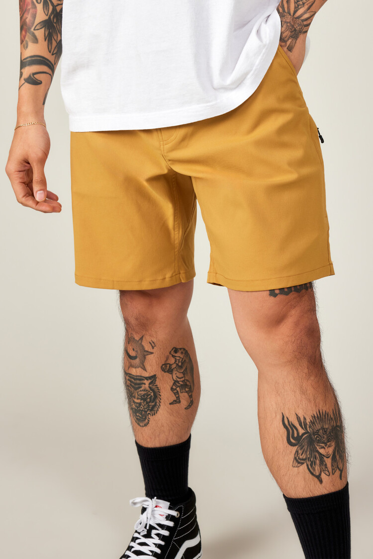 686 686 Mens Everywhere Hybrid Short | Wood