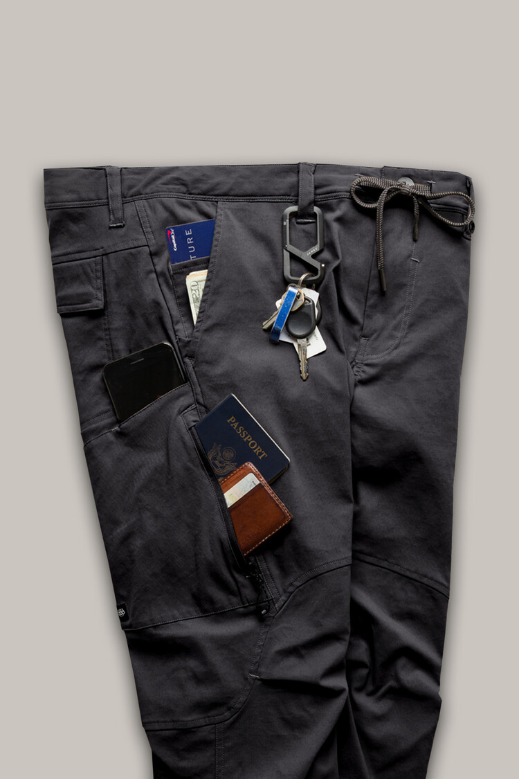 686 686 Mens Anything Cargo Pant - Slim Fit | Tobacco Chr Clrblk