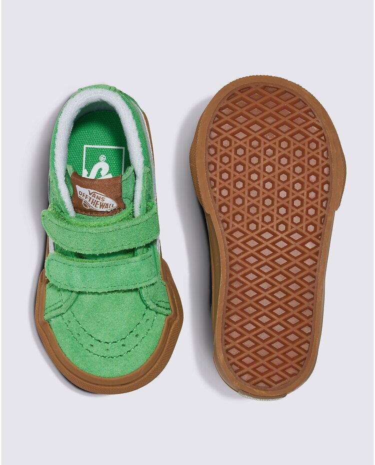 Vans Vans Sk8-Mid Reissue Velcro (Toddler) | Gum Green