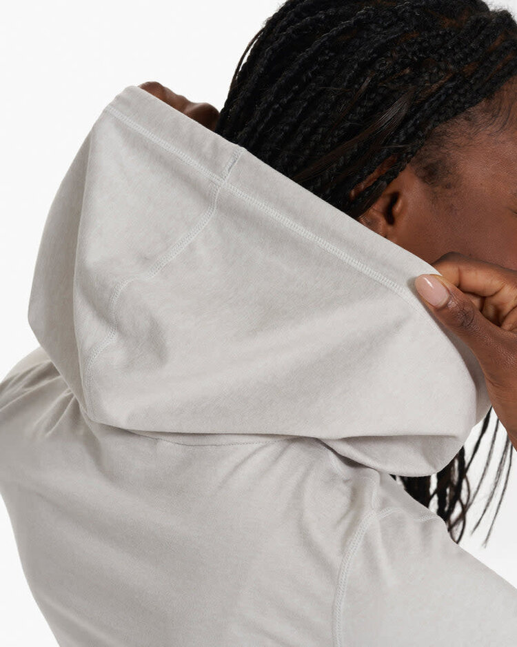 Vuori Vuori Halo Essential Hoodie (Womens) | Salt Heather