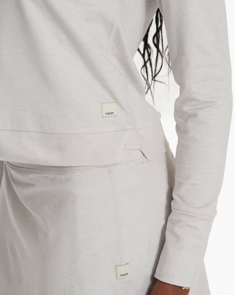 Vuori Vuori Halo Essential Hoodie (Womens) | Salt Heather