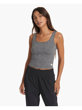 Vuori Vuori Halo Essential Tank (Womens) | Heather Grey