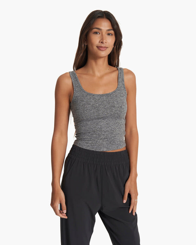 Vuori Vuori Halo Essential Tank (Womens) | Heather Grey