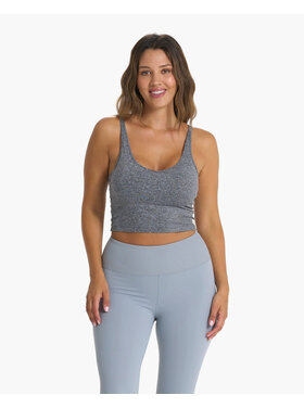 Vuori Vuori Halo Performance Crop (Womens) | Heather Grey