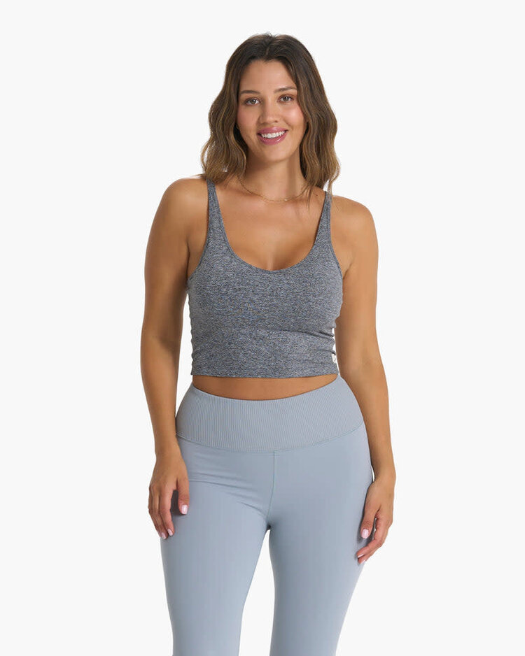 Vuori Vuori Halo Performance Crop (Womens) | Heather Grey