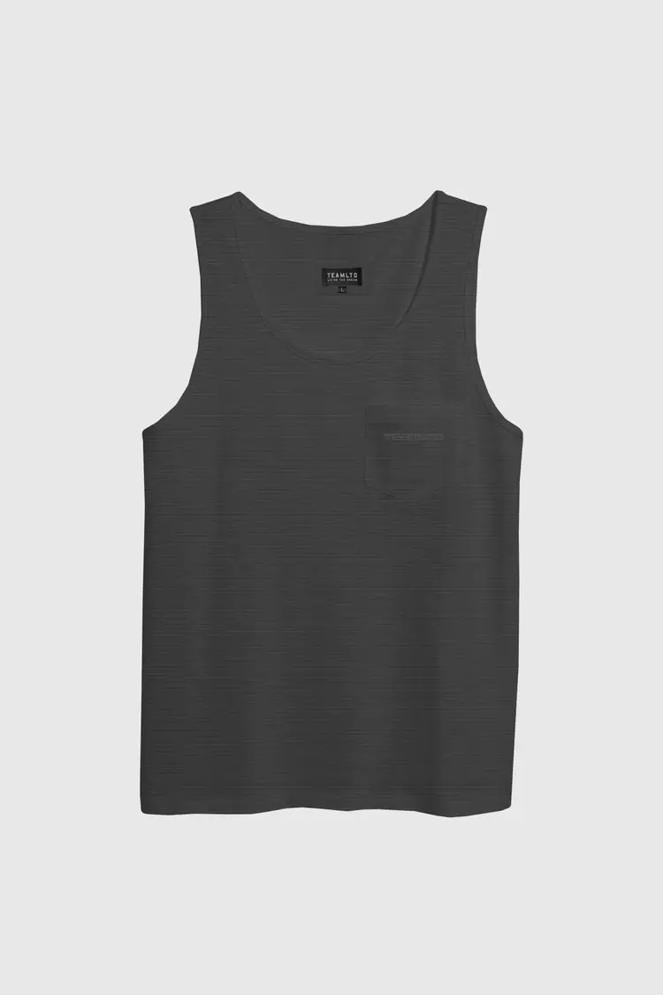 TEAMLTD TEAMLTD Mens Textured Tank | Black
