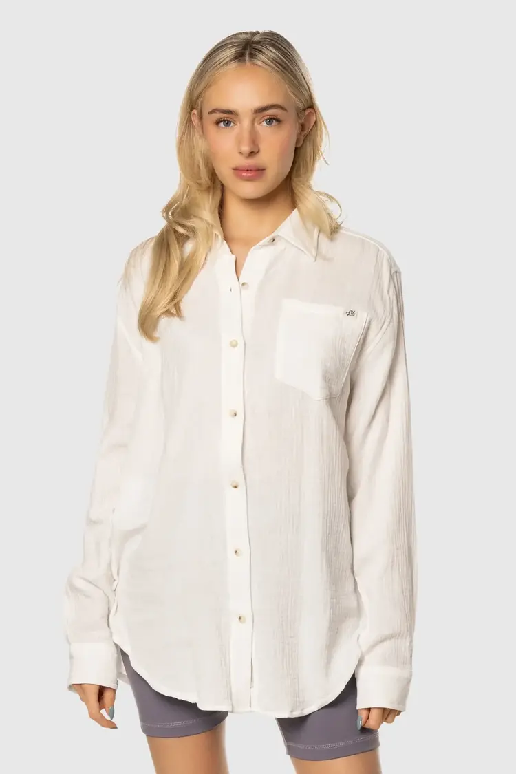 TEAMLTD TEAMLTD Womens Boatday Button Up | White