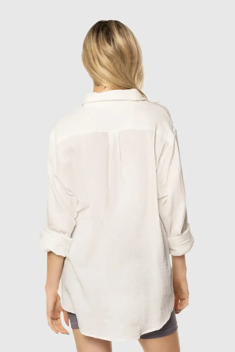 TEAMLTD TEAMLTD Womens Boatday Button Up | White