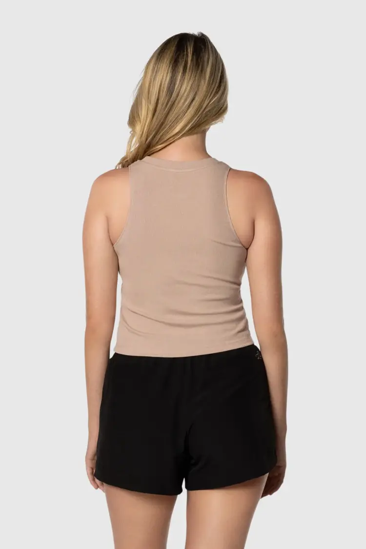 TEAMLTD TEAMLTD Womens Ribbed Tank | Almond