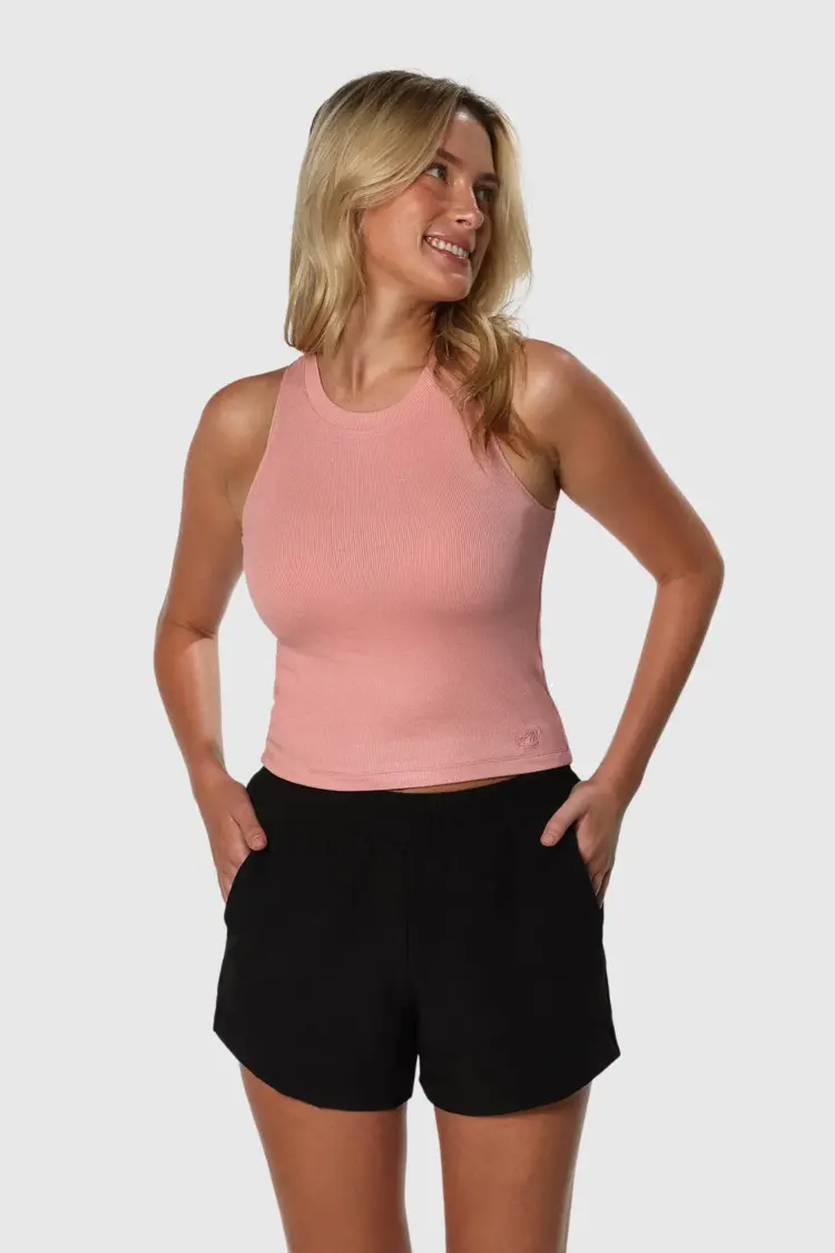 TEAMLTD TEAMLTD Womens Ribbed Tank | Pink