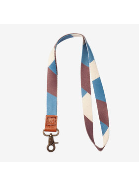 Thread Thread Neck Lanyard | Fine Line Blue