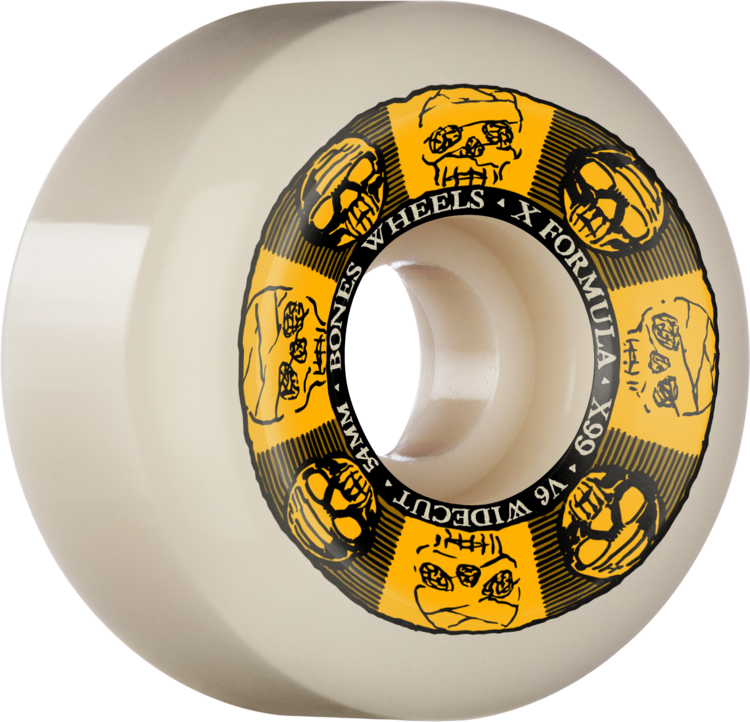 Bones Bones Wheels X-Formula Black/Gold 99A V6 Widecut | Natural