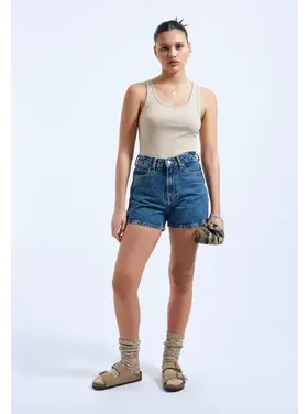 Dr Denim Dr. Denim Womens Nora Shorts | Stream Mid Retro