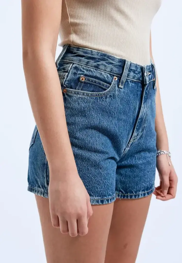 Dr Denim Dr. Denim Womens Nora Shorts | Stream Mid Retro