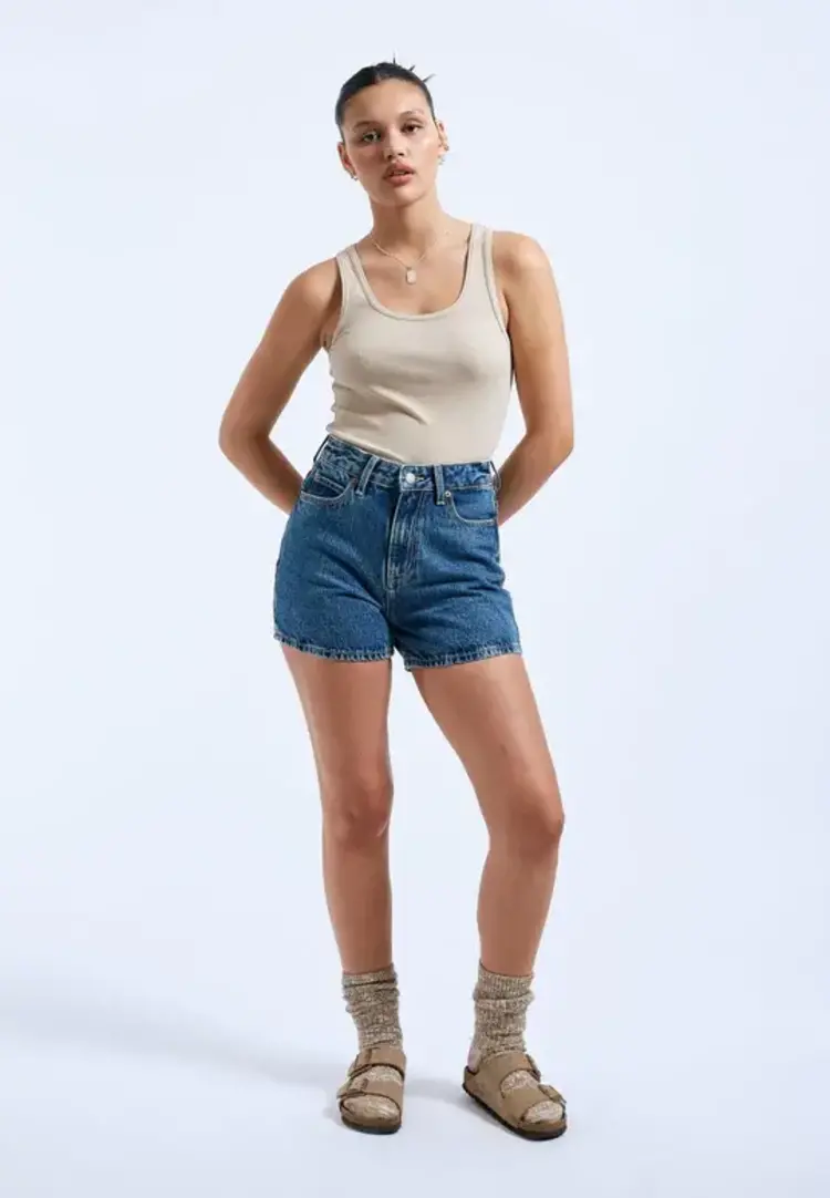 Dr Denim Dr. Denim Womens Nora Shorts | Stream Mid Retro