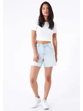 Dr Denim Dr.Denim Womens Rose Shorts | Canyon Pale Worn Raw Hem