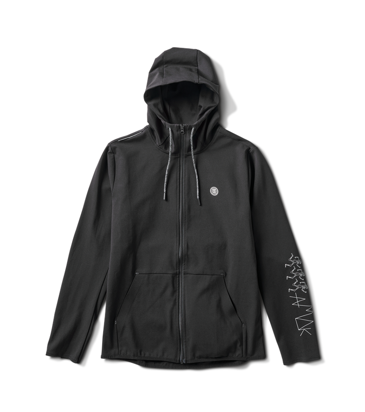 Roark Roark Mens El Morro Fleece Hoodie | Black