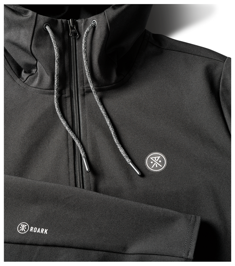 Roark Roark Mens El Morro Fleece Hoodie | Black