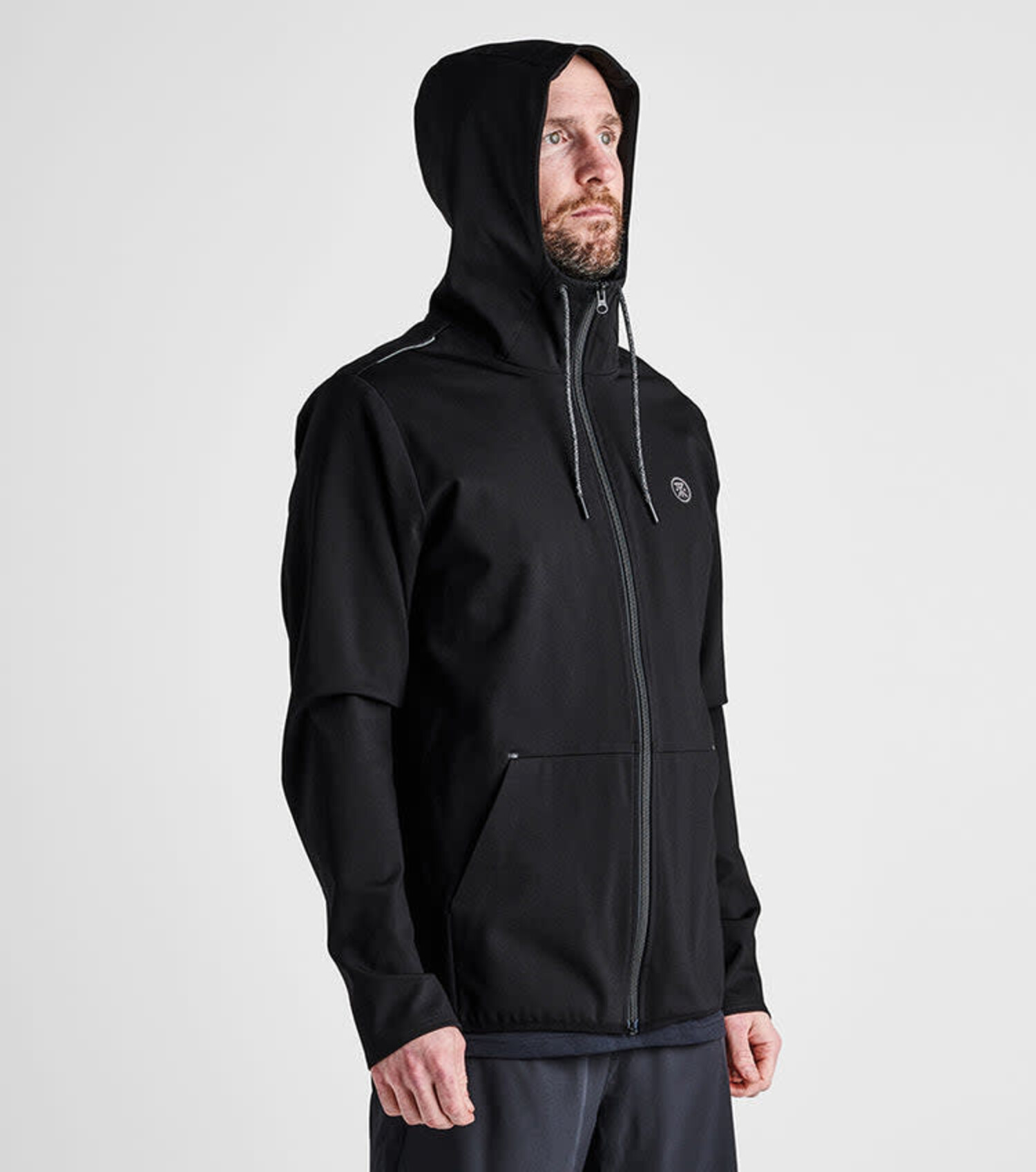 Roark Mens El Morro Fleece Hoodie | Black - The Drop Rideshop
