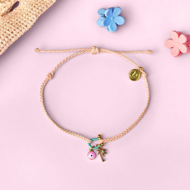Pura Vida Pura Vida Bonne Chance Gold Charm Bracelet | Vanilla