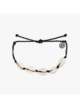 Pura Vida Pura Vida Knotted Cowries Bracelet | Black
