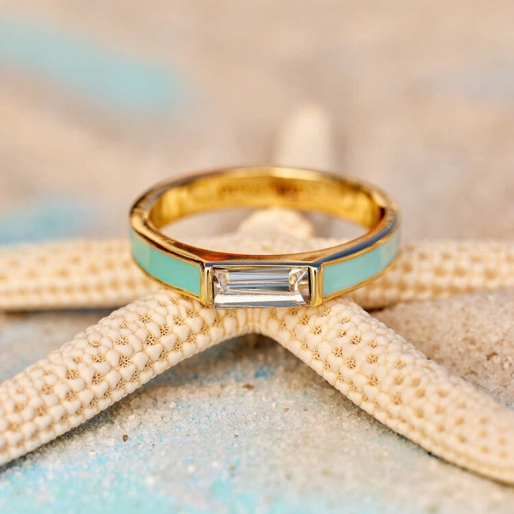 Pura Vida Pura Vida Miami Beach Two-Tone Ring | Gold