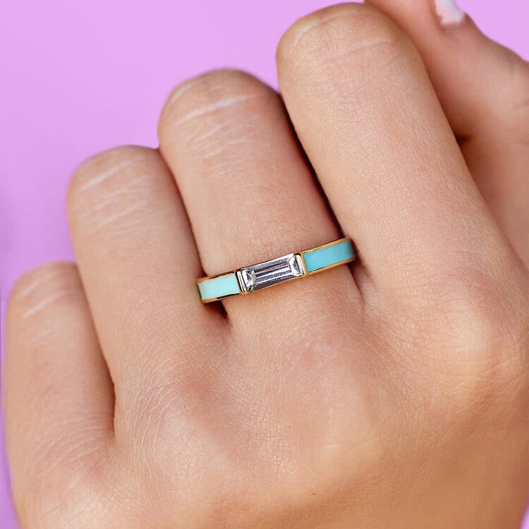 Pura Vida Pura Vida Miami Beach Two-Tone Ring | Gold