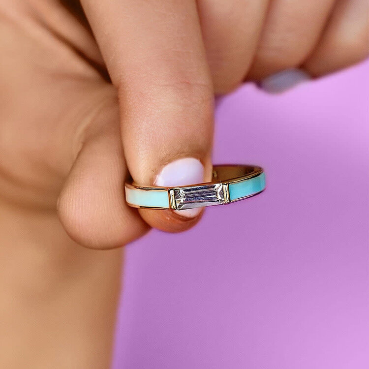 Pura Vida Pura Vida Miami Beach Two-Tone Ring | Gold