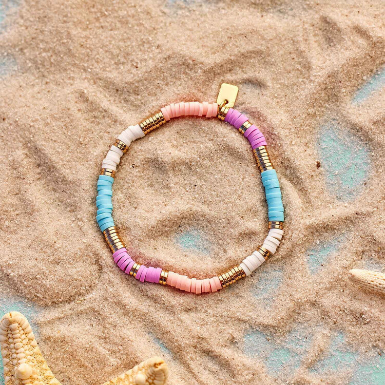Pura Vida Pura Vida Sunset Stretch Bracelet | Gold