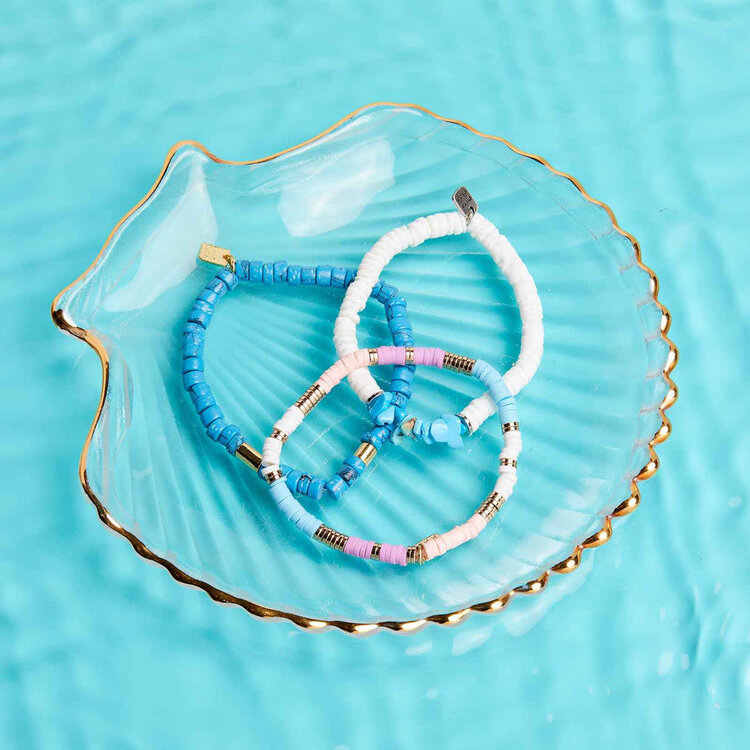 Pura Vida Pura Vida Sunset Stretch Bracelet | Gold