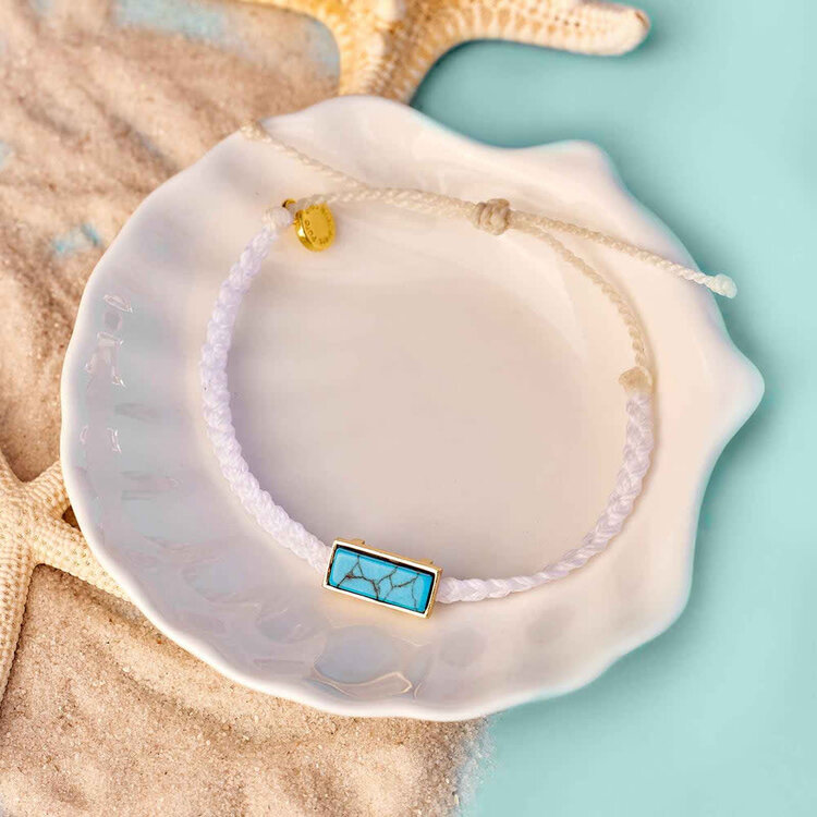 Pura Vida Pura Vida Tulum Gold Charm Bracelet | Natural