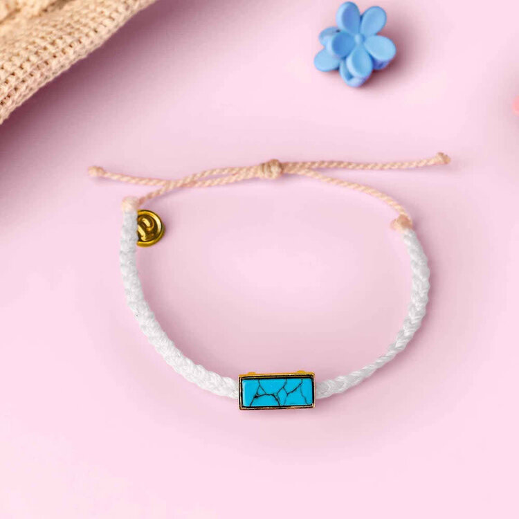 Pura Vida Pura Vida Tulum Gold Charm Bracelet | Natural