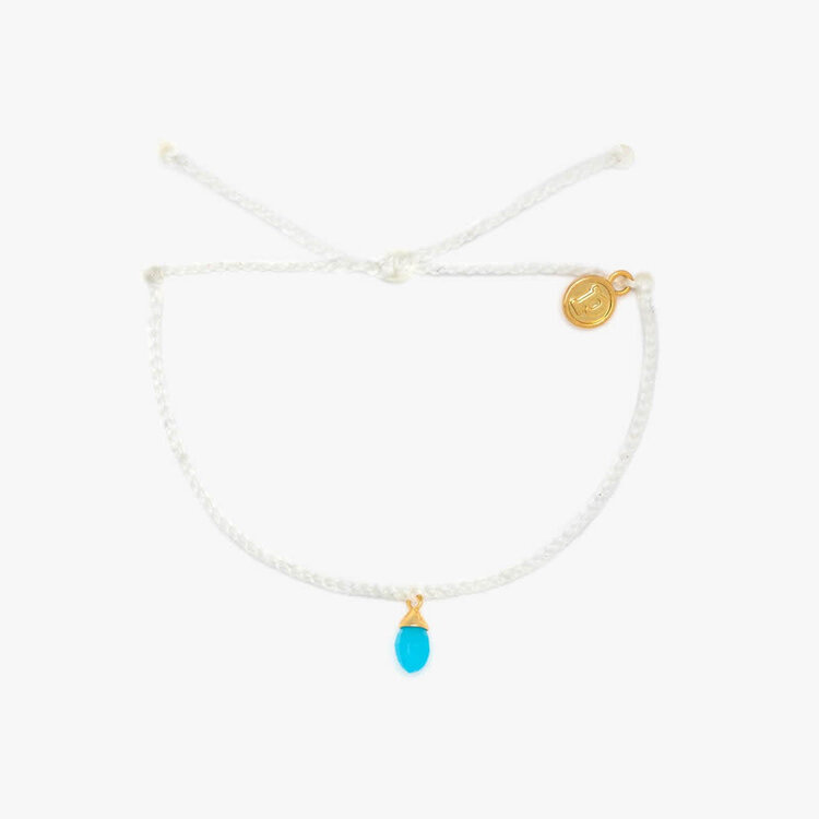 Pura Vida Pura Vida Water Drop Charm Bracelet | Natural