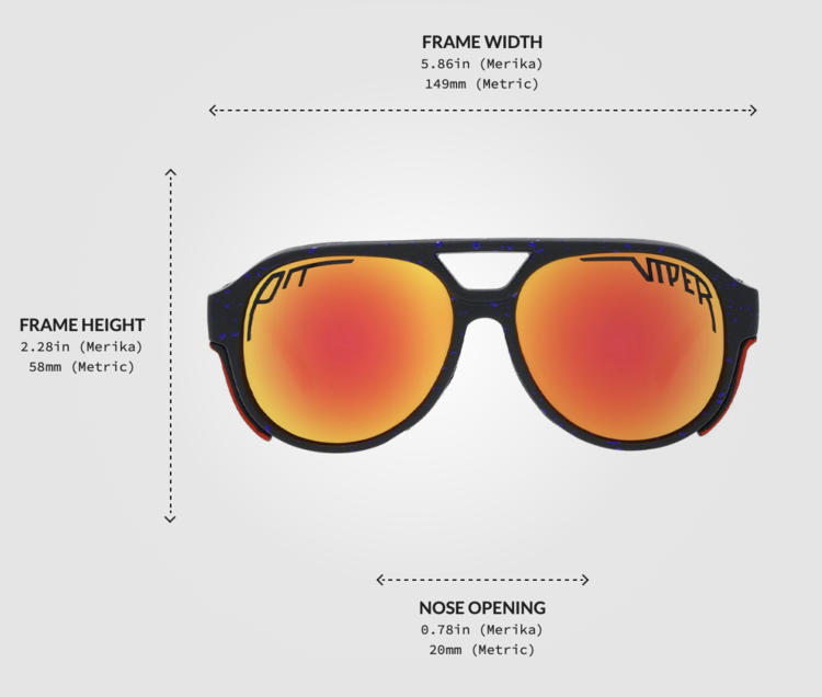 Pit Viper Pit Viper The Exciters Combustion | Polarized Z87+ Red