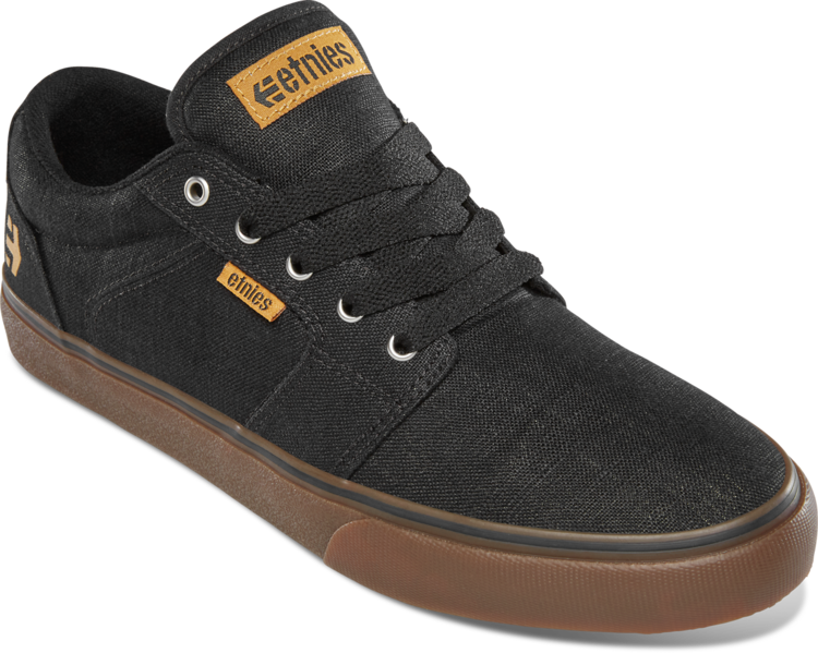 Etnies Etnies Barge Ls (Mens) | Black/Gum/Silver