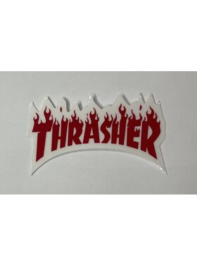 Thrasher Thrasher Flame Logo Small Sticker | Red (T8)