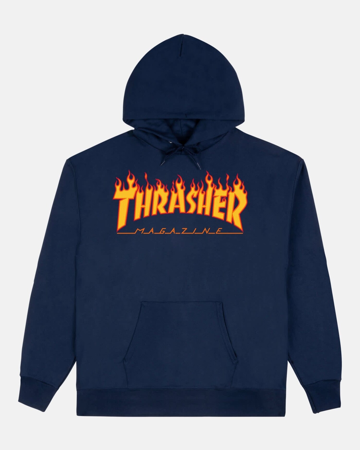 Thrasher Thrasher Flame Logo Hoodie Mens Navy
