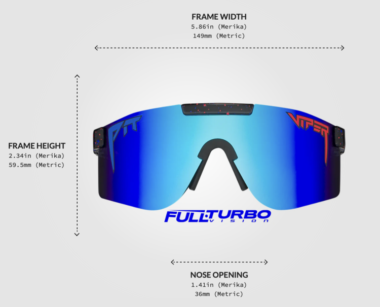 Pit Viper Pit Viper The Original Wide Polarized | The Absolute Liberty