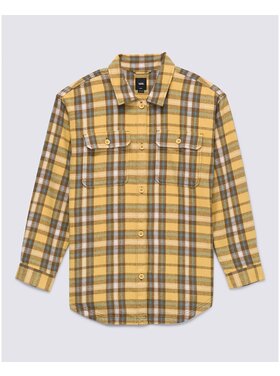 Vans Vans W Amelia Flannel Ls Top | Ochre