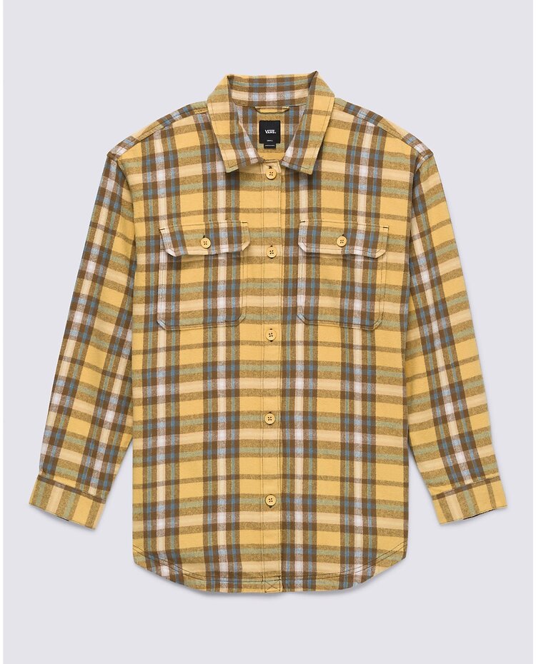 Vans Vans W Amelia Flannel Ls Top | Ochre