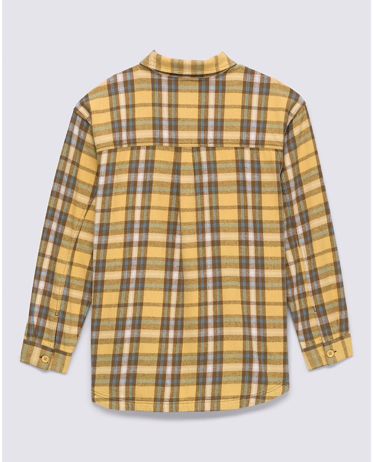 Vans Vans W Amelia Flannel Ls Top | Ochre