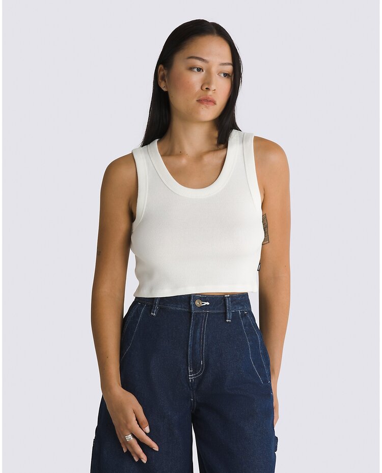 Vans Vans Womens Drew Rib Tank | Marshmallow