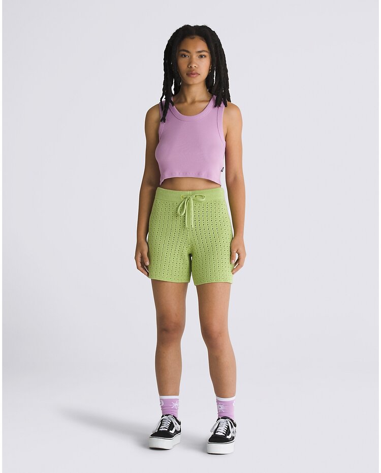 Vans Vans Womens Morrison Sweater Short | Leaf Green